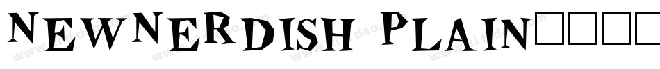 NewNerdish Plain字体转换